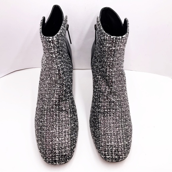 {Donald J. Pliner} Jakk Tweed/Patent Leather Boots - Picture 7 of 16